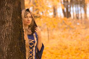 The Middle Ages Autumn Forest