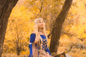 The Middle Ages Autumn Forest