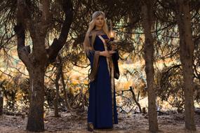 The Middle Ages Autumn Forest