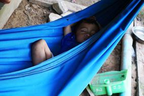 Child Combodgia blue hammock