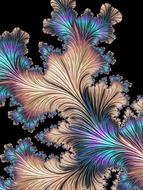 fractal colors digital bright