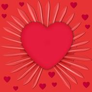 background texture heart love