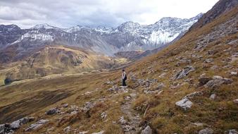 Mountain Route The Alps Wandering