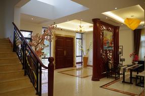 beautiful interior design in the hallway