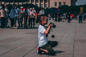 Boy Camera street