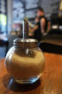 sugar on the table