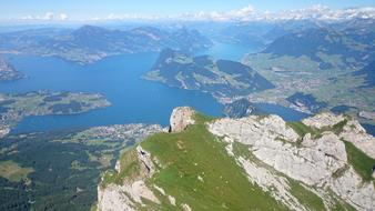 Panorama Sunny Day Nature The