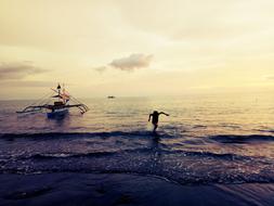 Sea Water Sunset