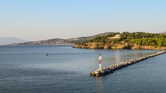 Breakwater Beacon Landscape
