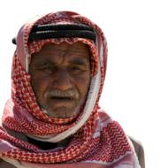 Old Arabian Man, cut out