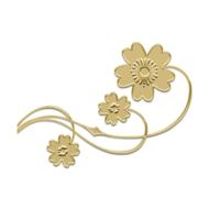 ornament flower decor gold golden