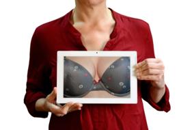 Bra Banner Girl hand