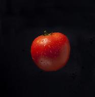 tomato in a drop of water