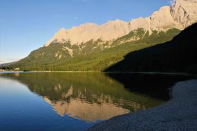 Eibsee Weather Stone Zugspitze