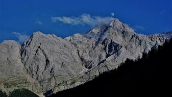 Mountain Zugspitze Weather Stone