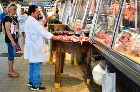 raw meat sales
