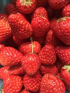 red sweet berries background