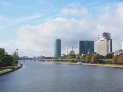 Frankfurt Am Main Germany cityscape