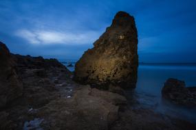 Rock On coast Seascape