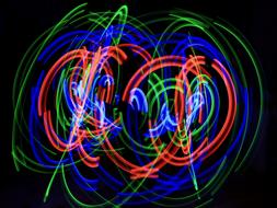 Light Painting Bright Color