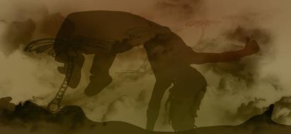 jump landscape background