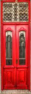Door Wooden Red