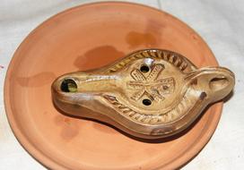 Antique Old Oil Lamp