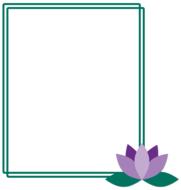 frame lotus flower picture frame