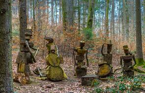 Music Band forest iron