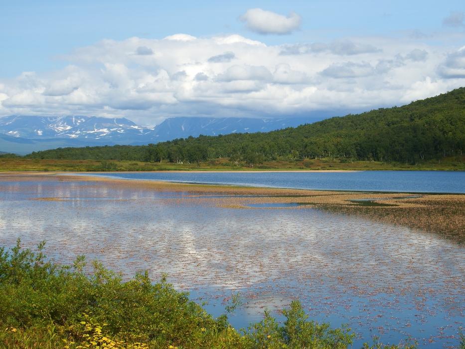 Lake and Mountains landscape