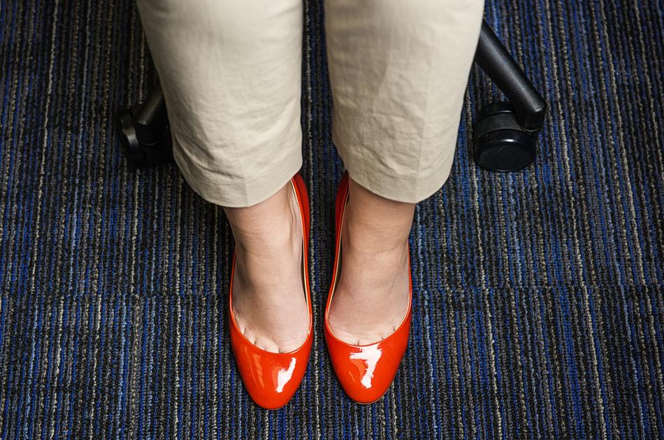Red Shoes for Work