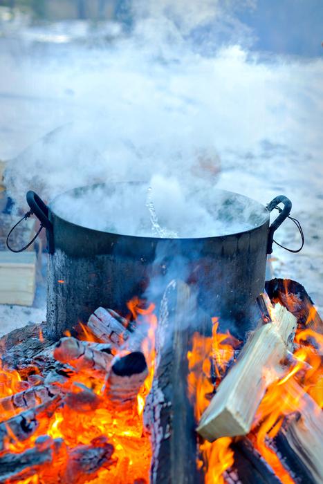 smoke from the pot