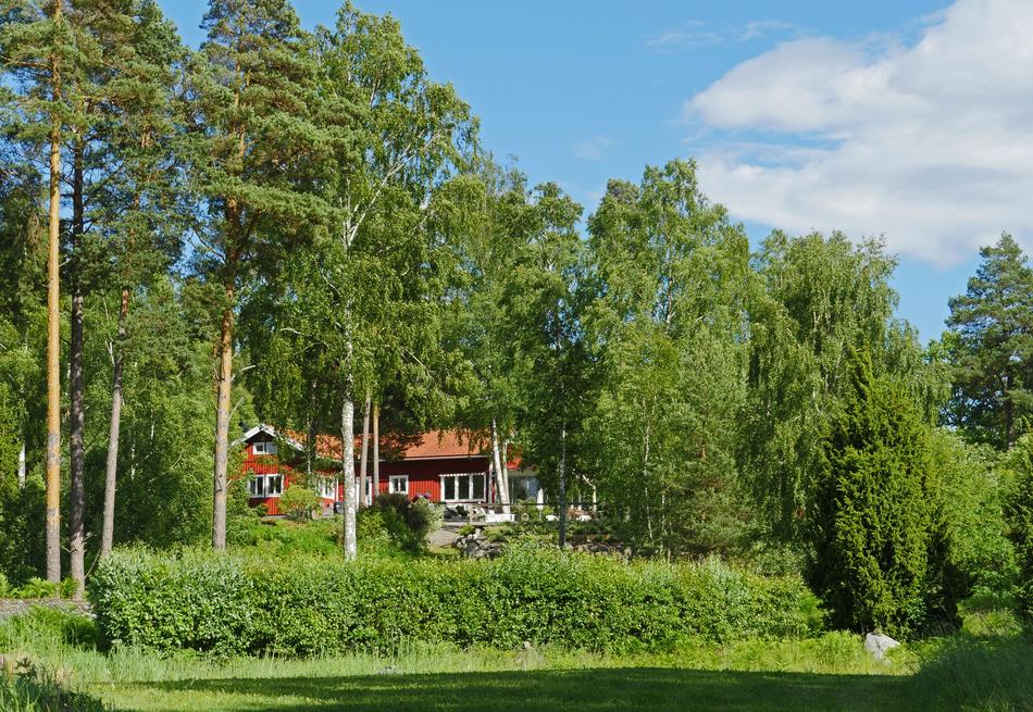 Swedish House at Summer Holiday