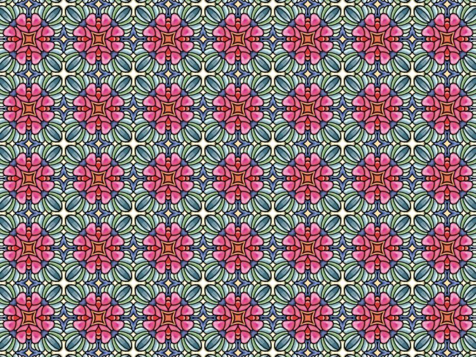 mosaic pattern geometric decorative