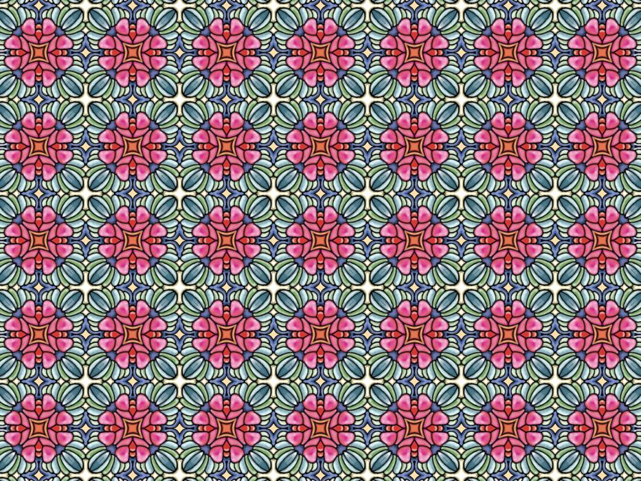 mosaic pattern geometric decorative