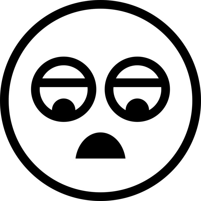 sad black smiley face