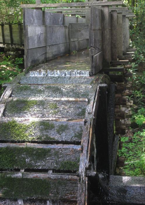 Water Wheel Cades Cove Pioneers