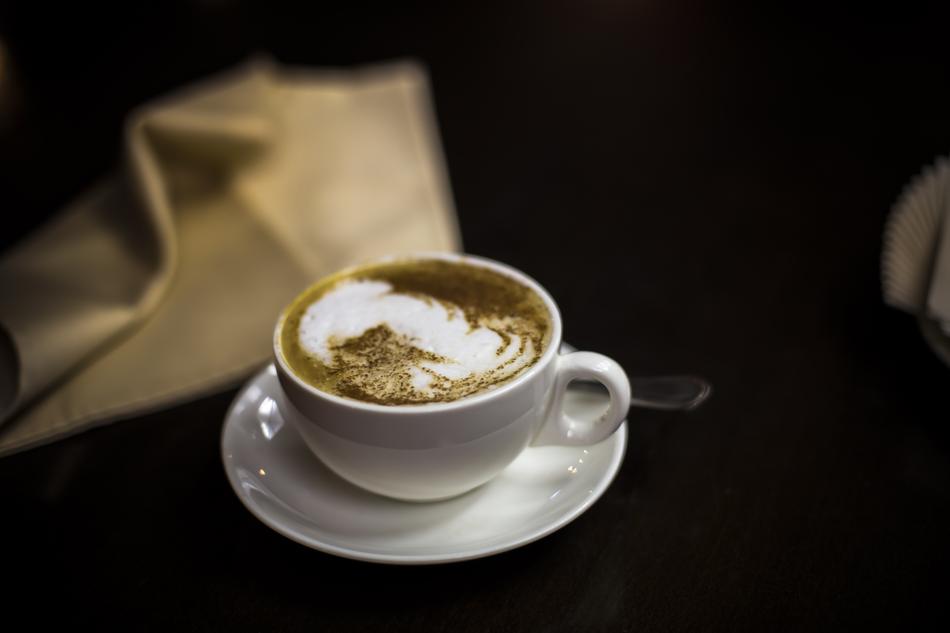 black coffee in a mug