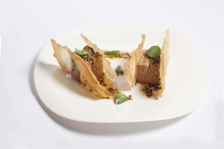 crispy pate appetizer