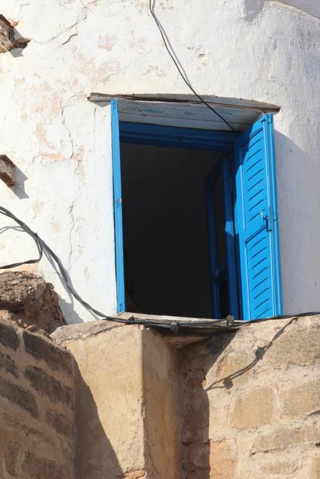 Window Blue Greece