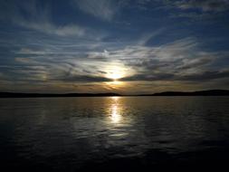 Sunset Water Lake