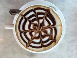 Hot chocolate latte