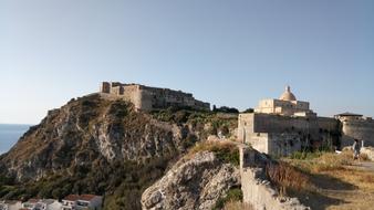 Milazzo Sicily Castle Middle