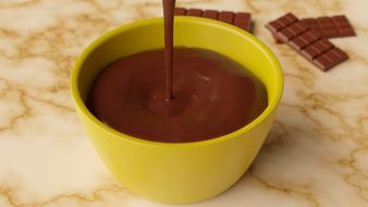 chocolate drink in a mug