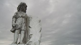 Statue grey Girl