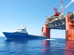 Water Ship Transportation on Sea