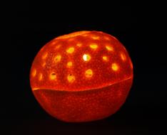 orange candle