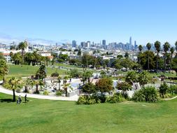 San Francisco Dolores Park view