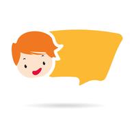 boy colorful clipart face