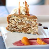 birthday crispy cake